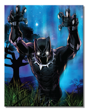 Marvel Black Panther Pouncing Metal Sign - Sweets and Geeks