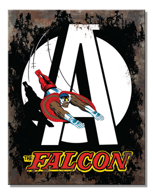 Marvel Falcon Metal Sign - Sweets and Geeks