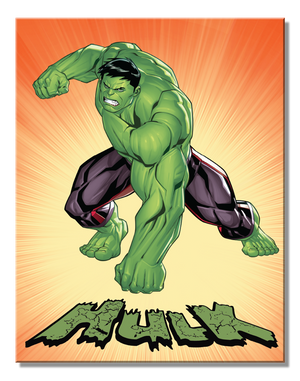Marvel Hulk Geometric Metal Sign - Sweets and Geeks
