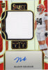 Mason Graham 2025 Panini Select Prime Selection rookie autograph and white memorabilia swatch card front