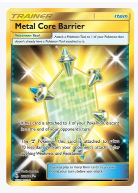 Metal Core Barrier (Secret) SM - Unbroken Bonds # 232/214 - Sweets and Geeks