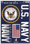 US Navy Multi-Use Decals 11"x17" - Sweets and Geeks