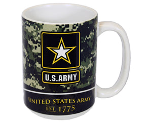 US Army 15 oz Ceramic Coffee Mug - Sweets and Geeks