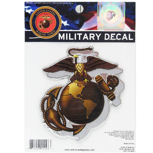 US Marines Embossed Logo Decal - Sweets and Geeks