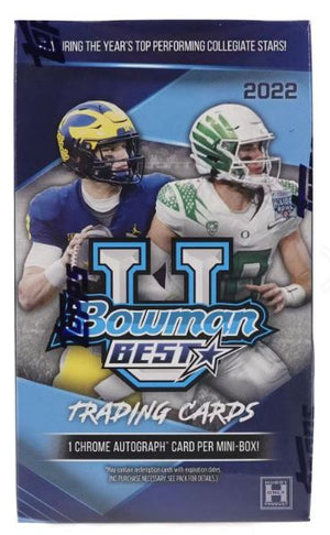 2023 Bowman University Best Football Mini-Box - Sweets and Geeks