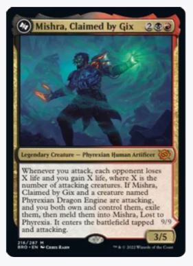 Mishra, Claimed by Gix - The Brothers' War - #216/287 - Sweets and Geeks