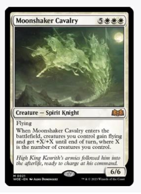 Moonshaker Cavalry - Wilds of Eldraine - #0021 - Sweets and Geeks
