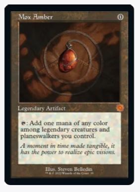 Mox Amber - The Brothers' War: Retro Frame Artifacts - #35 - Sweets and Geeks