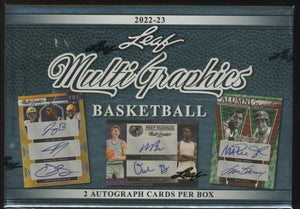 2022/23 Leaf Multigraphics Basketball Hobby Box - Sweets and Geeks