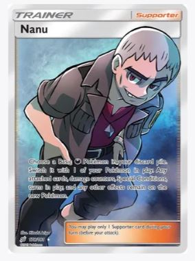 Nanu (Full Art) SM - Team Up	#179/181 - Sweets and Geeks