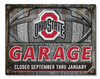 NCAA Ohio State Garage Metal Fan Sign - Sweets and Geeks