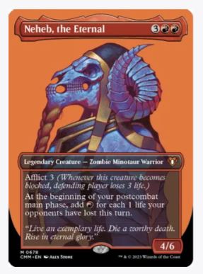 Neheb, the Eternal (Borderless) - Commander Masters - #0678 - Sweets and Geeks