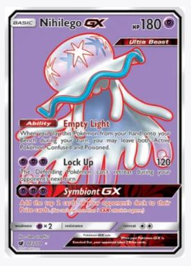 Nihilego GX (Full Art) SM - Crimson Invasion # 103/111 - Sweets and Geeks