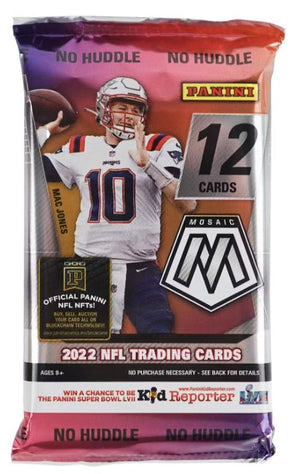 2022 Panini Mosaic No Huddle Football Pack - Sweets and Geeks