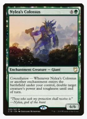 Nylea's Colossus - Commander 2018 - #033/307 - Sweets and Geeks