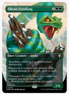 Ohran Frostfang (Borderless) - Commander Masters - #0650 - Sweets and Geeks