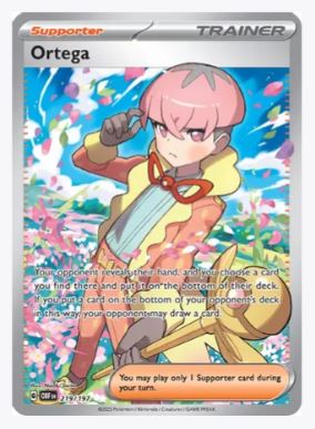 Ortega (Full Art) SV03: Obsidian Flames # 219/197 - Sweets and Geeks