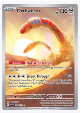 Orthworm (Illustration Rare) SV02: Paldea Evolved # 224/193 - Sweets and Geeks