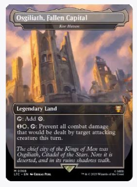 Osgiliath, Fallen Capital - Kor Haven - Commander: The Lord of the Rings: Tales of Middle-earth - #0368 - Sweets and Geeks