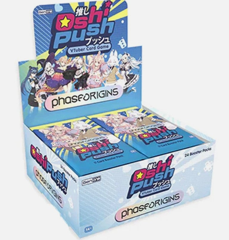 Oshi Push: Phase Origins - Booster Box - Arcane Maid Cafe Oshi Push: Phase Origins - Booster Box - Arcane Maid Cafe