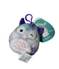 Squishmallow - Solina the Owl Keychain Clip On 3.5” - Sweets and Geeks
