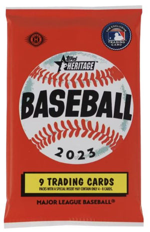 2023 Topps Heritage Baseball Hobby Pack - Sweets and Geeks