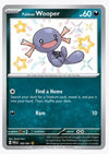 Paldean Wooper (Shiny Rare) - SV: Paldean Fates # 180/091