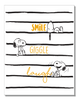 Peanuts Snoopy Stripe Metal Sign - Sweets and Geeks