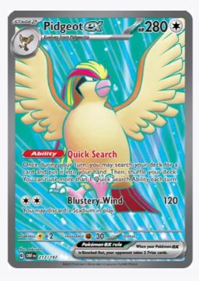 Pidgeot ex (Full Art) SV03: Obsidian Flames # 217/197 - Sweets and Geeks