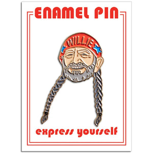 Willie Nelson Pin - Sweets and Geeks