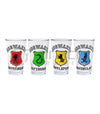 Harry Potter 4pc Pint Glass Set - Crests