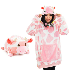 Plushible 2-in-1 Snugible - Rosie the Strawberry Cow - Sweets and Geeks
