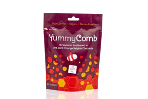 YummyComb Dark Chocolate Orange Pouch 3.5oz - Sweets and Geeks