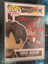 (AUTOGRAPHED by Bryce Papenbrook)(PSA Cert. #2C95337) Funko Pop! Animation: Attack on Titan - Eren Jaeger #1165