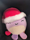 Squishmallow - Beula the Christmas Octopus w/ Christmas Hat 2.5" (Micromallows)