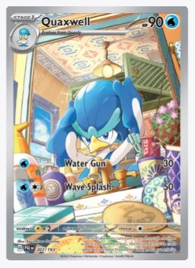 Quaxwell (Illustration Rare) SV02: Paldea Evolved # 207/193 - Sweets and Geeks