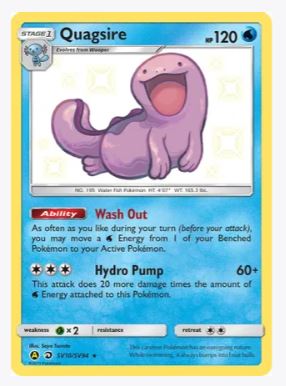 Quagsire Hidden Fates: Shiny Vault #SV10/SV94 - Sweets and Geeks