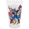 Captain America Bronze Age Toon Tumbler Pint Glass