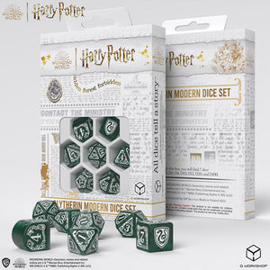 Harry Potter Dice: Slytherin Green Set - Sweets and Geeks