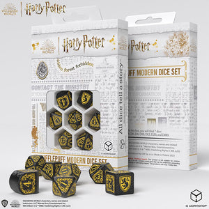 Harry Potter Dice: Hufflepuff Black Dice - Sweets and Geeks