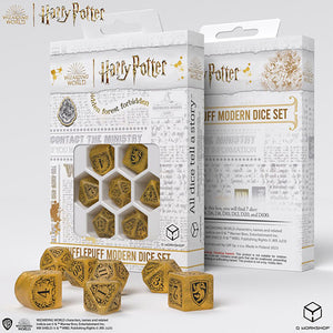 Harry Potter Dice: Hufflepuff Yellow Set - Sweets and Geeks