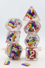 Rainbow Pride Flag Dice Set - Sweets and Geeks