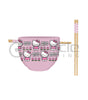 Hello Kitty Ramen Bowl & Chopsticks – Pink Flowers - Sweets and Geeks
