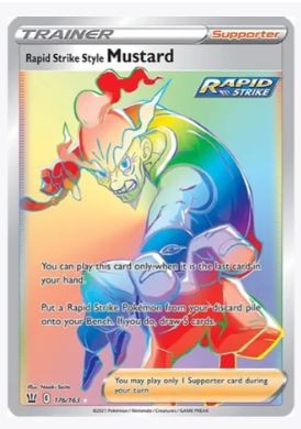 Rapid Strike Style Mustard (Secret) SWSH05: Battle Styles # 176/163 - Sweets and Geeks