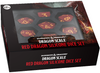 DND SILICONE 7 DICE SET DRAGON SCALE RED