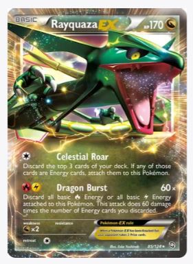 Rayquaza EX Dragons Exalted # 85/124 - Sweets and Geeks