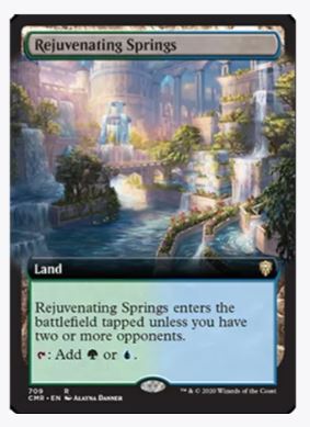 Rejuvenating Springs (Extended Art) - Commander Legends - #709 - Sweets and Geeks