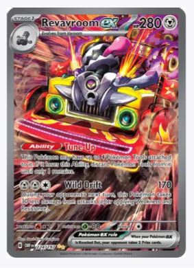 Revavroom ex (Special Illustration Rare) SV03: Obsidian Flames # 224/197 - Sweets and Geeks