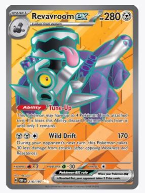 Revavroom ex (Full Art) SV03: Obsidian Flames # 216/197 - Sweets and Geeks