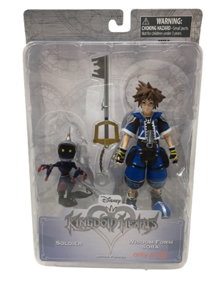 Disney Kingdom Hearts Series 2 Soldier and Wisdom Form Sora Action Figure Set - Sweets and Geeks